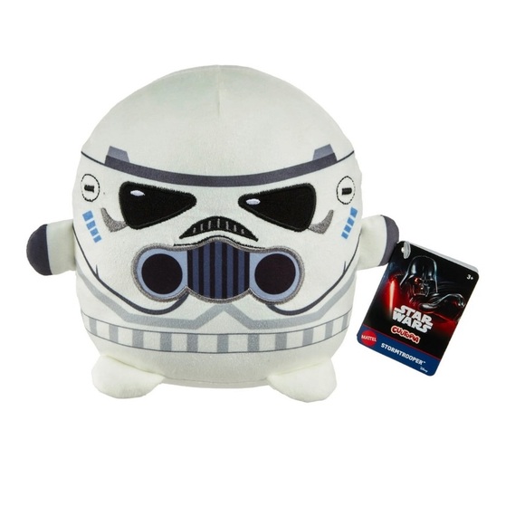 Star Wars Other - NWT - Star Wars x Cuutopia Mattel 5” Black/White Stormtrooper Soft Plush Toy